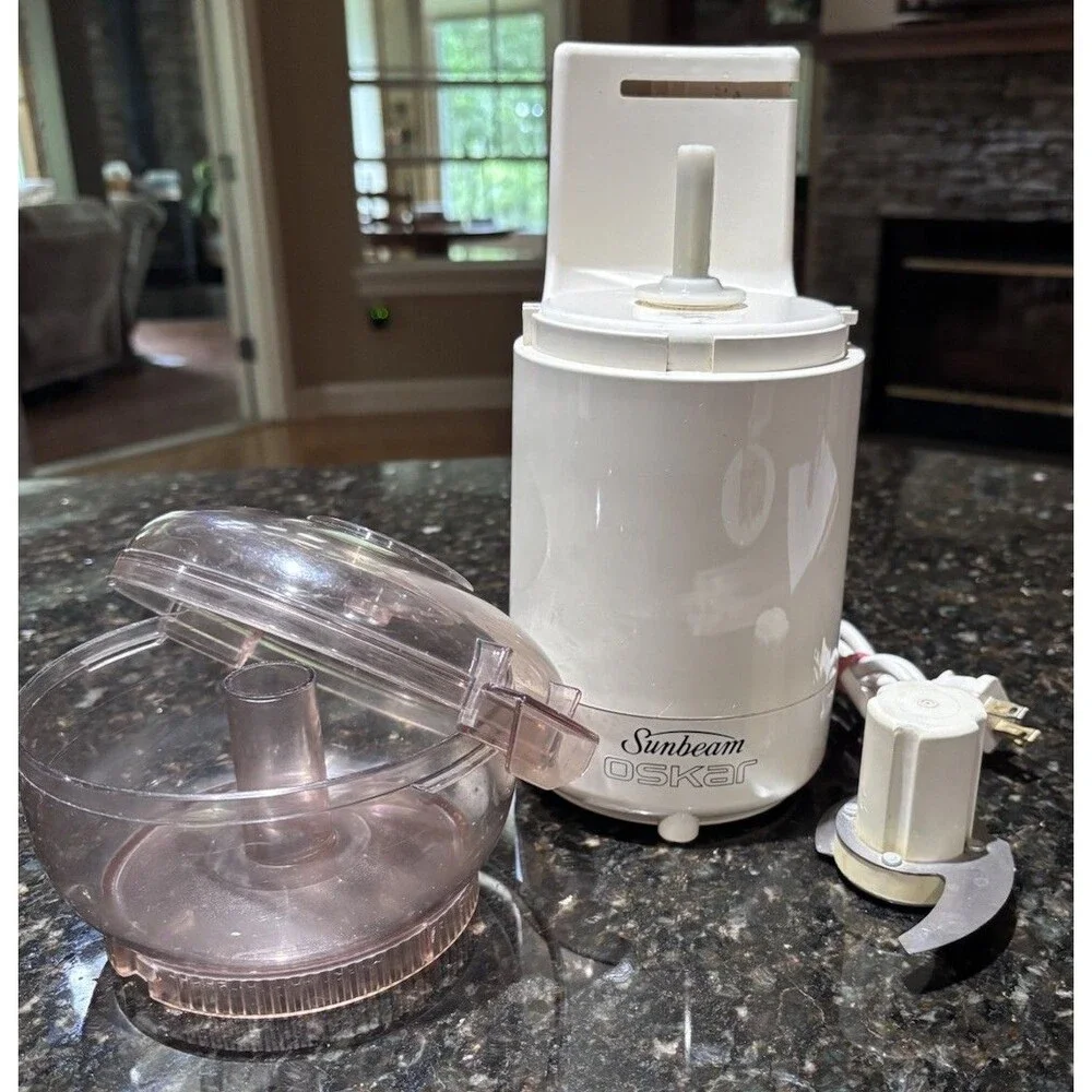 Vintage Sunbeam Oskar 14081 Food Processor Chopper Made in France Tested